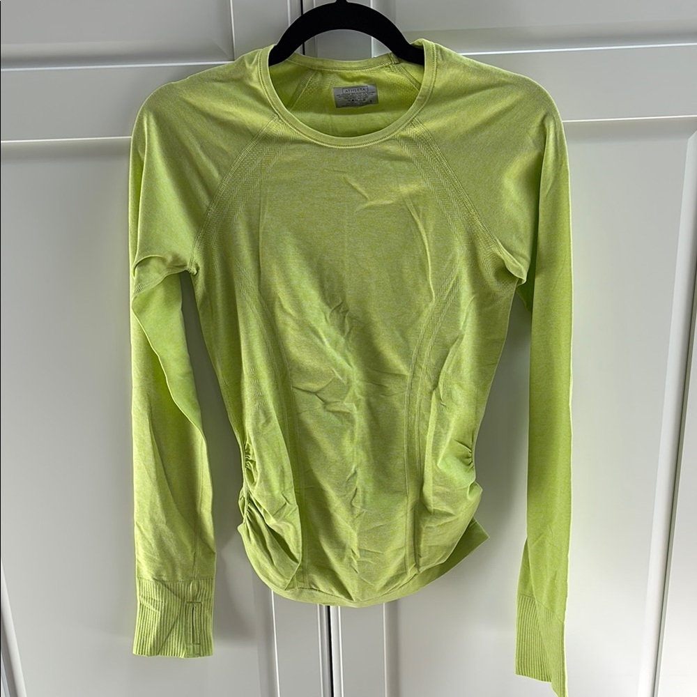 Women's Lime Green Long Sleeve Top